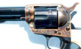 EARLY NEAR MINT COLT SINGLE ACTION .38 COLT CAL. 5 ½” REVOLVER W/ 1910 SHIPPED BROWNING BROS., UTAH WITH FACTORY LETTER .
- 7 of 15