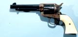 EARLY NEAR MINT COLT SINGLE ACTION .38 COLT CAL. 5 ½” REVOLVER W/ 1910 SHIPPED BROWNING BROS., UTAH WITH FACTORY LETTER .
- 2 of 15