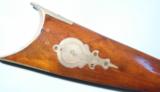 VERY FINE OHIO PERCUSSION HALF STOCK RIFLE BY MICHAEL POWERS OF CLEVELAND CIRCA 1850’S. - 3 of 11
