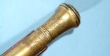 FINE BRITISH GEORGE III FLINTLOCK BRASS BARREL BLUNDERBUSS BY S. NOCK OF LONDON.
- 10 of 10