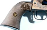 EXCELLENT COLT SINGLE ACTION .32 W.C.F. CALIBER REVOLVER CIRCA 1920 WITH WOLF & KLAR, FT. WORTH, TEXAS FACTORY LETTER. - 3 of 11