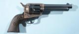 EXCELLENT COLT SINGLE ACTION .32 W.C.F. CALIBER REVOLVER CIRCA 1920 WITH WOLF & KLAR, FT. WORTH, TEXAS FACTORY LETTER. - 1 of 11