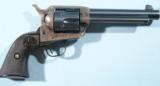 BRILLIANT NEAR MINT COLT SINGLE ACTION ARMY .45 LONG COLT CAL. 5 ½” REVOLVER CIRCA 1931 WITH FACTORY LETTER.- 1 of 9