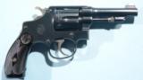SMITH & WESSON MODEL I HAND EJECTOR 1903 FIFTH CHANGE .32 S&W CAL. 3 ¼” REVOLVER CA. 1915. - 1 of 6