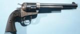 COLT BISLEY SINGLE ACTION .45 LONG COLT CALIBER 7 ½” REVOLVER CIRCA 1909 WITH FACTORY LETTER. - 1 of 11