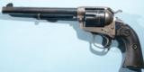 COLT BISLEY SINGLE ACTION .45 LONG COLT CALIBER 7 ½” REVOLVER CIRCA 1909 WITH FACTORY LETTER. - 2 of 11