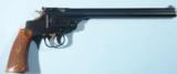 NEAR MINT SMITH & WESSON PERFECTED 3RD MODEL .22 LR CAL. 10” SINGLE SHOT TARGET PISTOL CIRCA 1910. - 1 of 9