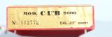 MINT ASTRA CUB 2000 .22 SHORT CAL. SEMI-AUTO POCKET PISTOL CIRCA 1950’S IN ORIGINAL BOX. - 4 of 4