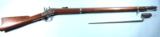 EXCELLENT SPRINGFIELD U.S. ARMY MODEL 1871 REMINGTON’S PATENT .50-70 CAL. RIFLE W/ BAYONET.- 1 of 9