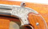 MINT CASED FACTORY ENGRAVED REMINGTON-RIDER .32 EXTRA SHORT CAL. MAGAZINE DERINGER CA. 1870’S.
- 7 of 10