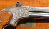 MINT CASED FACTORY ENGRAVED REMINGTON-RIDER .32 EXTRA SHORT CAL. MAGAZINE DERINGER CA. 1870’S.
- 6 of 10