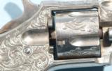 CASED RARE MINT FACTORY ENGRAVED REMINGTON SMOOT’S PATENT 1ST MODEL .30 RF CAL. REVOLVER CA. 1875.
- 11 of 11