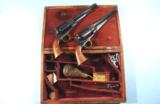 RARE CIVIL WAR ERA CASED PAIR OF CONSECUTIVELY NUMBERED REMINGTON U.S. NEW MODEL .44 CAL. ARMY REVOLVERS CIRCA 1863-4.
- 3 of 12