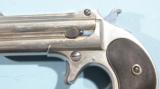 MINT CASED REMINGTON TYPE II O/U .41 RF CAL. DOUBLE DERRINGER WITH BRITISH PROOFS CA. 1888.
- 7 of 11