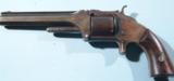 CIVIL WAR 1ST OHIO INFANTRY FACTORY INSCRIBED SMITH & WESSON OLD MODEL #2 ARMY REVOLVER CA. 1862-3. - 2 of 8