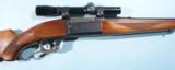 EXCELLENT SAVAGE MODEL 99 STANDARD .300SAVAGE LEVER ACTION RIFLE WITH PERIOD SCOPE, CIRCA 1950'S. - 3 of 8