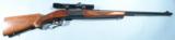 EXCELLENT SAVAGE MODEL 99 STANDARD .300SAVAGE LEVER ACTION RIFLE WITH PERIOD SCOPE, CIRCA 1950'S. - 1 of 8