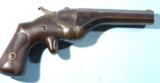 CONNECTICUT ARMS & MANUFACTURING CO. HAMMOND PATENT . 44 HENRY RF CAL. SINGLE SHOT DERINGER CA. 1866. - 1 of 9