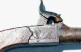 BRITISH PERCUSSION BOX LOCK TURN BARREL .50 CAL. POCKET PISTOL SIGNED SMITH/LONDON CA. 1827-30’S. - 4 of 8