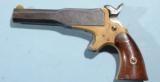 VERY RARE LINDSAY YOUNG AMERICA TWO SHOT PERCUSSION POCKET DERRINGER CA. 1861. - 3 of 7