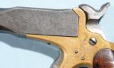 VERY RARE LINDSAY YOUNG AMERICA TWO SHOT PERCUSSION POCKET DERRINGER CA. 1861. - 5 of 7