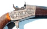 FACTORY ENGRAVED REMINGTON COMMERCIAL MODEL 1866 .50 RF CAL. ROLLING BLOCK SINGLE SHOT PISTOL CA. LATE 1860’S. - 4 of 9