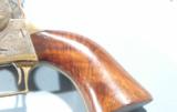 ITALIAN REPRODUCTION ENGRAVED COLT BABY DRAGOON .31 CAL. PERCUSSION 4” REVOLVER ca. 1970’s. - 5 of 7