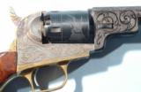 ITALIAN REPRODUCTION ENGRAVED COLT BABY DRAGOON .31 CAL. PERCUSSION 4” REVOLVER ca. 1970’s. - 4 of 7