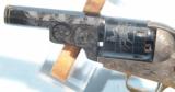 ITALIAN REPRODUCTION ENGRAVED COLT BABY DRAGOON .31 CAL. PERCUSSION 4” REVOLVER ca. 1970’s. - 7 of 7