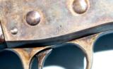 EXCEPTIONAL REMINGTON MODEL 1867 U.S.N. ROLLING BLOCK .50CF CAL SINGLE SHOT PISTOL. - 5 of 12