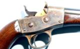 EXCEPTIONAL REMINGTON MODEL 1867 U.S.N. ROLLING BLOCK .50CF CAL SINGLE SHOT PISTOL. - 3 of 12