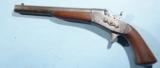 FINE UNALTERED REMINGTON U.S. NAVY MODEL 1865 ROLLING BLOCK .50RF CAL. SINGLE SHOT PISTOL CA. 1865-6. - 1 of 9