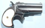 ENGRAVED REMINGTON ARMS-U.M.C. CO. O/U .41RF CAL. DOUBLE DERRINGER CA. 1910.- 1 of 8