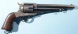 VERY RARE REMINGTON EGYPTIAN MILITARY CONTRACT SINGLE ACTION .44 CF CAL. MODEL 1875 REVOLVER CA. 1874-5.- 1 of 9