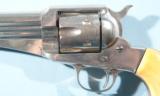 EXCELLENT REMINGTON MODEL 1875 SINGLE ACTION .44-40 CAL. 7 ½” REVOLVER CA. LATE 1870’S. - 3 of 8