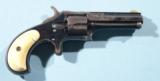 REMINGTON-SMOOT NO. 2 BLUED .32 RF SHORT CAL. POCKET REVOLVER CA. 1870’S. - 2 of 6