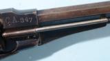 EXCEPTIONAL REMINGTON U.S. NEW MODEL ARMY .46 RF CAL. FACTORY EJECTOR CONVERSION REVOLVER REGT. MARKED C.A.347 CA. 1870’S. - 10 of 10