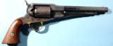 EARLY AND FINE REMINGTON U.S. MARTIAL .36 CAL. TRANSITION OLD MODEL 1861 ARMY-NAVY REVOLVER CA. 1861.
- 1 of 8