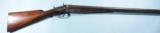 PHILADELPHIA PRESENTATION REMINGTON-WHITMORE MODEL 1874 GRADE 4 DOUBLE 10 GA. HAMMER SHOTGUN CA. 1870’S.
- 2 of 9