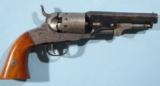 CIVIL WAR ERA FACTORY ENGRAVED MANHATTAN .31 CAL. PERCUSSION POCKET REVOLVER CA. 1860-61. - 1 of 8