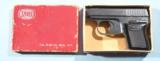 NEAR NEW MAUSER MODEL WTP TYPE 1 SEMI-AUTO 6.35MM POCKET PISTOL IN ORIG. BOX CA. 1920’S.- 1 of 7