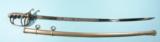 WORLD WAR 1 OR WWI ERA U.S. ARMY MODEL 1902 OFFICER’S SWORD AND SCABBARD.- 2 of 5