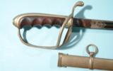 WORLD WAR 1 OR WWI ERA U.S. ARMY MODEL 1902 OFFICER’S SWORD AND SCABBARD.- 3 of 5