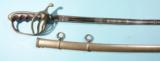 WORLD WAR 1 OR WWI ERA U.S. ARMY MODEL 1902 OFFICER’S SWORD AND SCABBARD.- 1 of 5