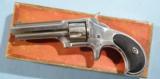 MINT UNFIRED REMINGTON-SMOOT NO. 1 .30RF SHORT CAL. REVOLVER IN ORIGINAL BOX CA. 1870’S. - 2 of 7