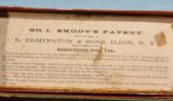 MINT UNFIRED REMINGTON-SMOOT NO. 1 .30RF SHORT CAL. REVOLVER IN ORIGINAL BOX CA. 1870’S. - 6 of 7