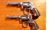CASED PAIR RARE REMINGTON BEALS 1ST MODEL .31 CAL. PERCUSSION POCKET REVOLVERS WITH CONSECUTIVE SERIAL NUMBERS CA. 1858. - 5 of 7