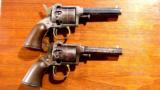 CASED PAIR RARE REMINGTON BEALS 1ST MODEL .31 CAL. PERCUSSION POCKET REVOLVERS WITH CONSECUTIVE SERIAL NUMBERS CA. 1858. - 3 of 7