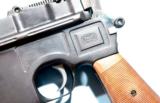 MAUSER C96 or 1896 MODEL BROOMHANDLE 7.63 SEMI-AUTO PISTOL.- 5 of 7
