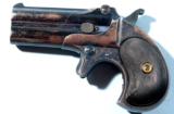RARE REMINGTON ARMS COMPANY TYPE II BLUED .41RF CAL. OVER/UNDER DOUBLE DERRINGER CA. 1890’s. - 2 of 4